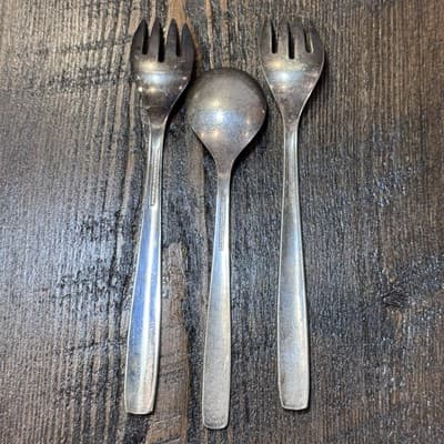 Vintage United Airlines Flatware Spoon Fork International Silver Co - Thumbnail 8