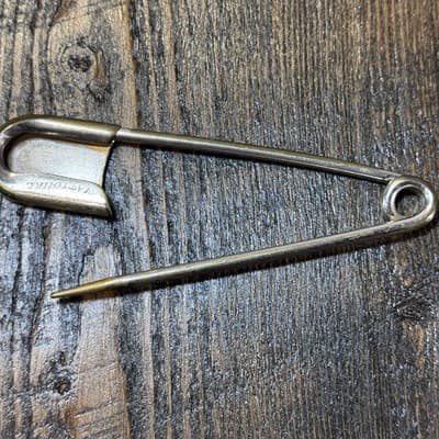 Vintage National 5” Large Heavy Duty Metal Safety Pin Horse Blanket Laundry - Thumbnail 7