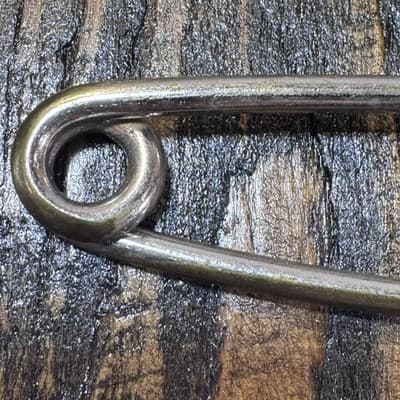Vintage National 5” Large Heavy Duty Metal Safety Pin Horse Blanket Laundry - Thumbnail 4