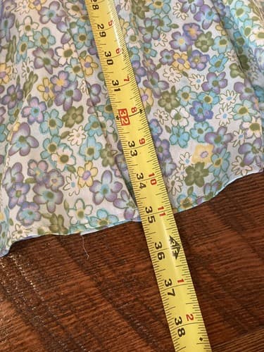 My Michelle Girls Size 7 Dress Flowers Green Blue Yellow Purple - Thumbnail 11