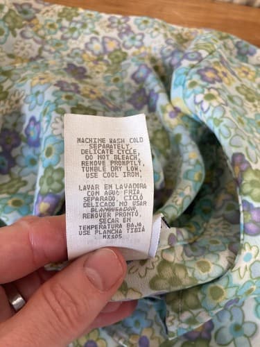 My Michelle Girls Size 7 Dress Flowers Green Blue Yellow Purple - Thumbnail 6
