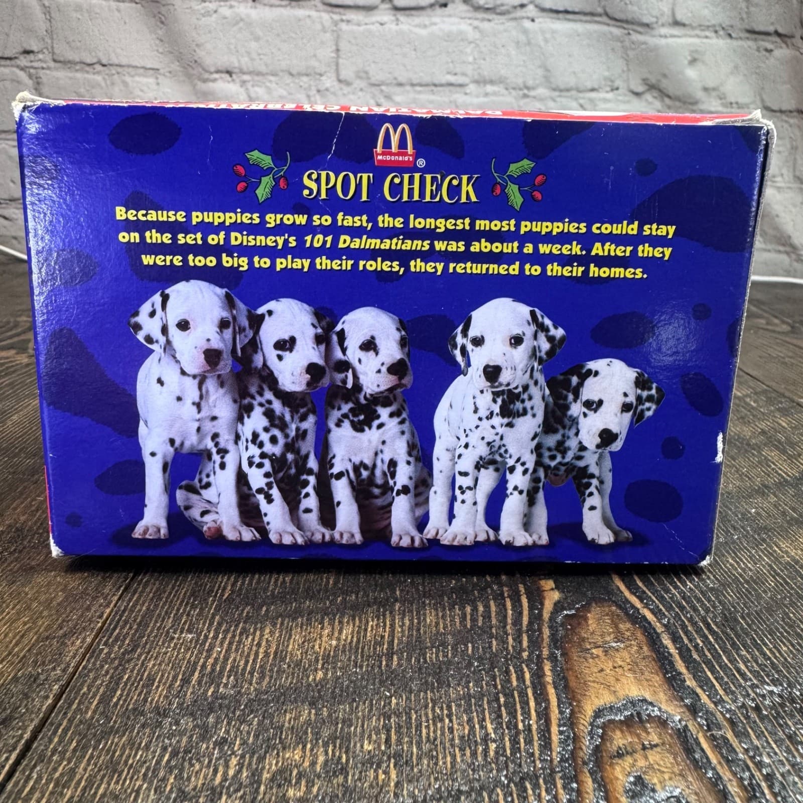 Vintage Christmas Holiday Tree Ornament - 101 Dalmatians McDonalds 1996 - Thumbnail 8