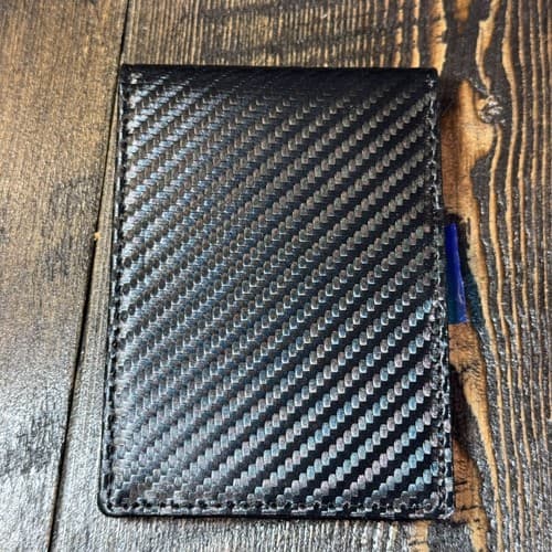 Slim Wallet Money Clip RFID Blocking Minimalist Front Pocket Bifold Men’s Black - Thumbnail 3