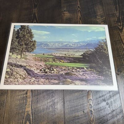 VTG 9 Bright Of America Washington State Reversible 6 Placemats In Box 2 sided - Thumbnail 4