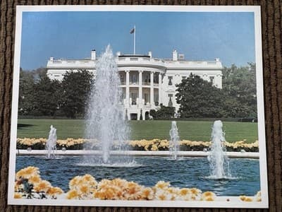 Ronald And Nancy Reagan/White House 8x10 Postcards With White House Envelope - Thumbnail 4