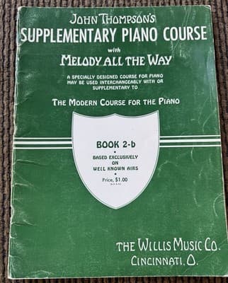 Lot Of 17 Vintage Piano Books, Sheet Music, Course And Instruction, Xmas 1900’s - Thumbnail 15