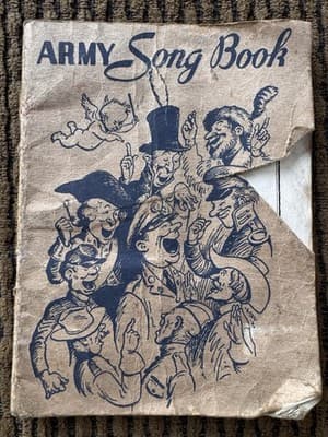 5 Vintage WWII Era, Army/Navy-Catholic Prayer Books - Song Book-Going Home Books - Thumbnail 3