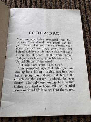 5 Vintage WWII Era, Army/Navy-Catholic Prayer Books - Song Book-Going Home Books - Thumbnail 16