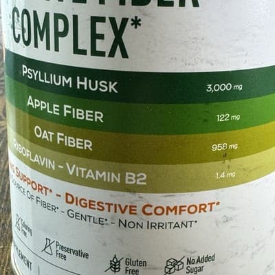 Granions Digestive Fiber Complex Powder - Psyllium Apple Oat - Unflavored 60 ser - Thumbnail 4