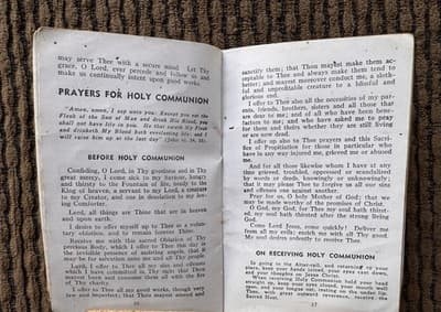 5 Vintage WWII Era, Army/Navy-Catholic Prayer Books - Song Book-Going Home Books - Thumbnail 13