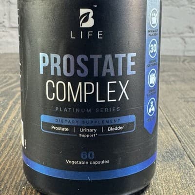 B Life Prostate Complex Men Prostate Urinary Bladder Health 60 Capsules Support - Thumbnail 2
