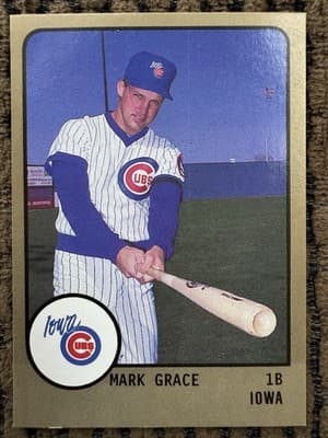 Mark Grace 5 Rookie And Minor League Baseball Cards Lot Chicago Cubs 1988 - Thumbnail 4