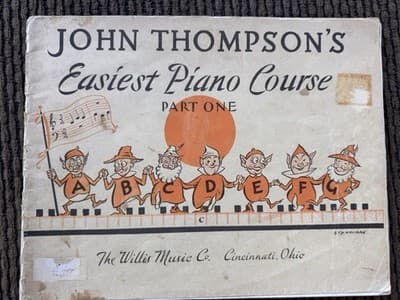 Lot Of 17 Vintage Piano Books, Sheet Music, Course And Instruction, Xmas 1900’s - Thumbnail 6
