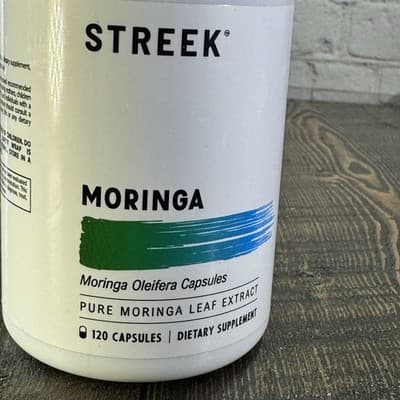 Streek Moringa Capsules – 1200mg Pure Moringa Oleifera Leaf Extract 120 Caps - Thumbnail 2