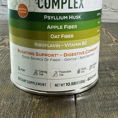 Granions Digestive Fiber Complex Powder - Psyllium Apple Oat - Unflavored 60 ser - Thumbnail 3