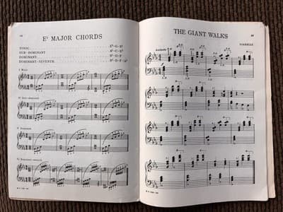 Lot Of 17 Vintage Piano Books, Sheet Music, Course And Instruction, Xmas 1900’s - Thumbnail 20