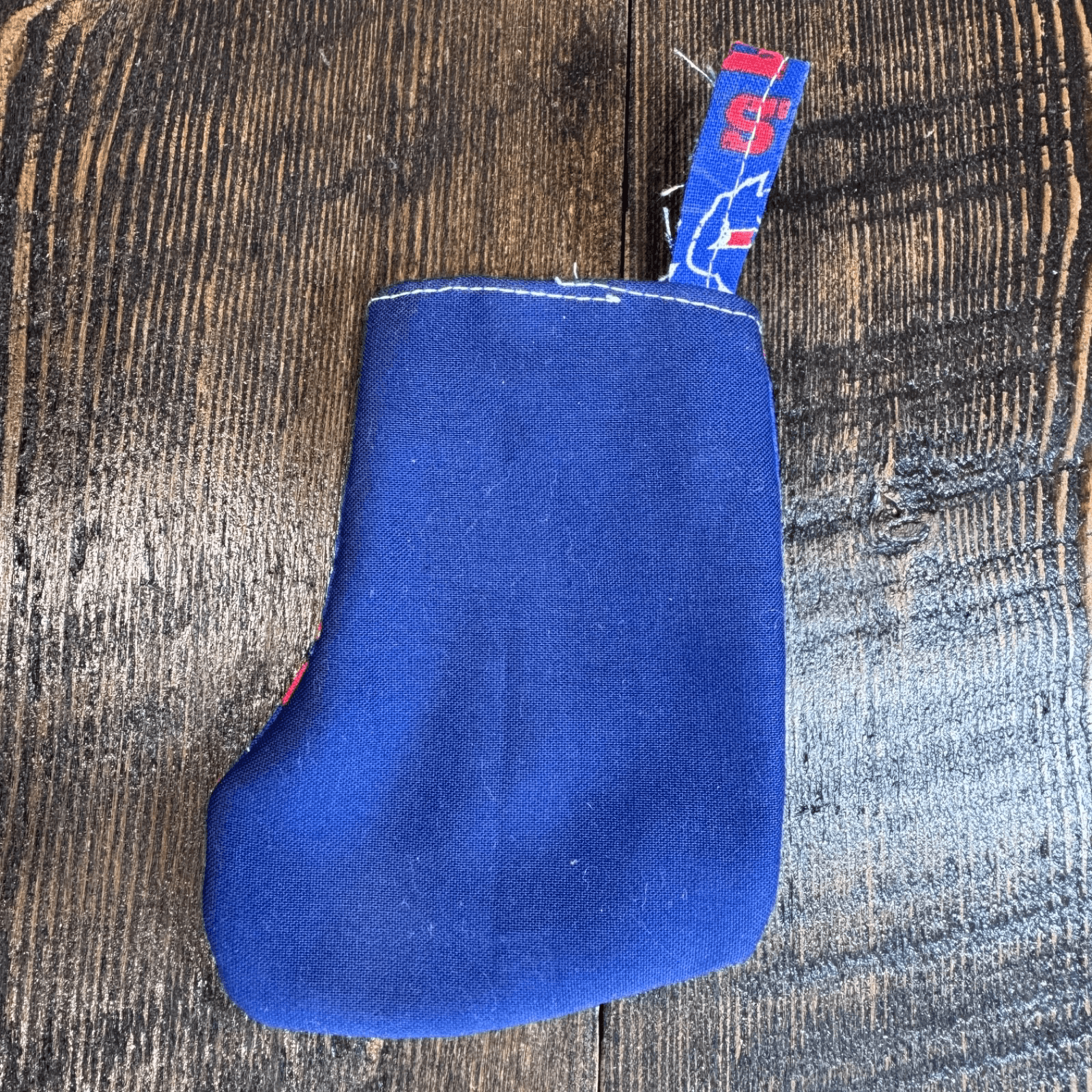 Vintage Christmas Holiday Tree Ornament - Buffalo Bills Gift Card Stocking - Thumbnail 2