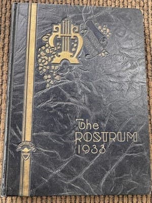 3 LOT, THE ROSTRUM 1932-1934 EAST NIGHT HIGH SCHOOL YEARBOOKS CINCINNATI, OHIO - Thumbnail 8