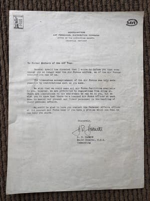 Vintage WWII Era US Army Honorable Discharge Papers & Records, W/Leather Folder - Thumbnail 8