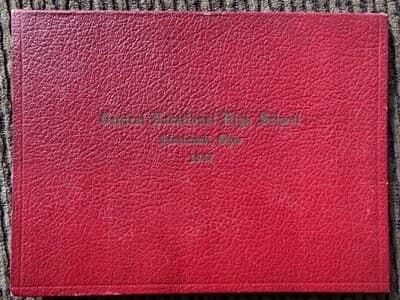 Original Cincinnati Public High School Diploma 1947 Central Vocational School