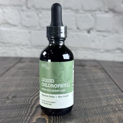Earth Harmony Liquid Chlorophyll Drops For Digestive Detox & Skin Health 2 fl oz