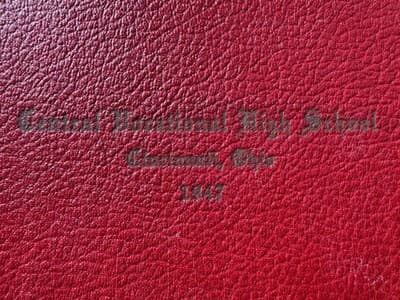 Original Cincinnati Public High School Diploma 1947 Central Vocational School - Thumbnail 2
