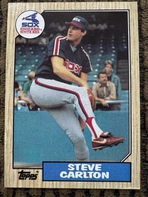 1974-1987 Topps lot of 6 STEVE CARLTON Baseball Cards. Philadelphia Phillies. - Thumbnail 10