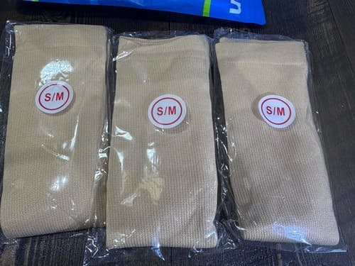 BullForce Compression Socks for Men and Women 3 Pair Tan Nude Beige Leg Support - Thumbnail 4