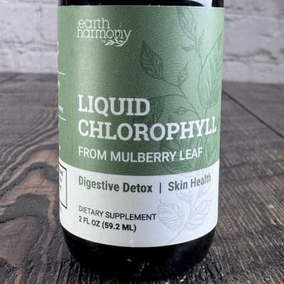 Earth Harmony Liquid Chlorophyll Drops For Digestive Detox & Skin Health 2 fl oz - Thumbnail 2