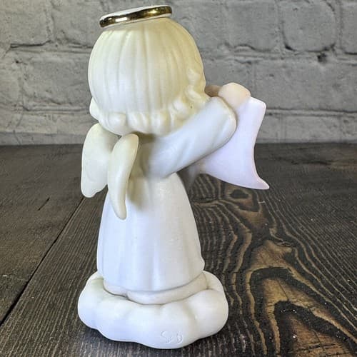 Precious Moments Growing in Grace Infant Birthday Gift Blonde Girl Angel 136204 - Thumbnail 5