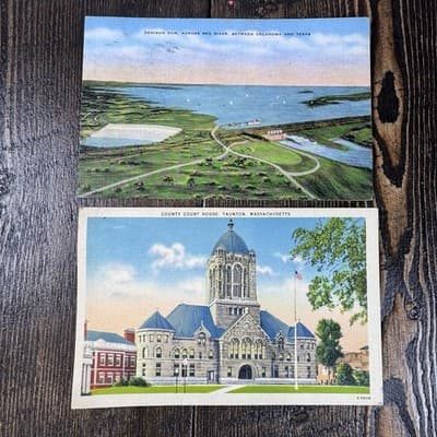 11 VTG Postcards 1940's WWII - Military - Buildings - San Antonio - VP Barkley - Thumbnail 10