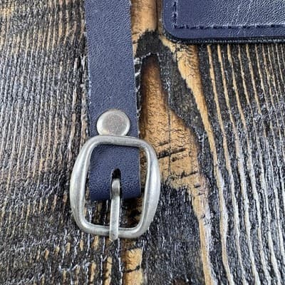 VTG American Airlines Navy Blue Bag Luggage Tag Identification Holder AA Logo - Thumbnail 5