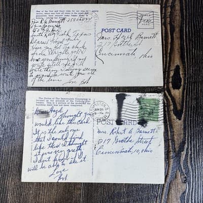 11 VTG Postcards 1940's WWII - Military - Buildings - San Antonio - VP Barkley - Thumbnail 7