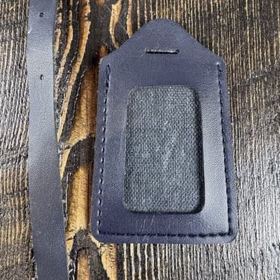 VTG American Airlines Navy Blue Bag Luggage Tag Identification Holder AA Logo - Thumbnail 4