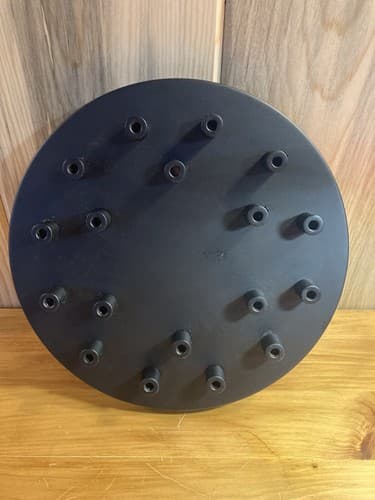 12” Black Color Cord Ceiling Pendant Light Canopy 18 Ports with Cord Grips - Thumbnail 6