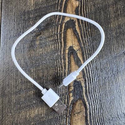 Lot Of 5 Type USB-C to USB-A Cable Cord - Short Lengths - Black - White - Thumbnail 3