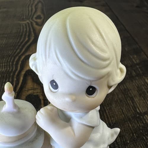 Precious Moments Growing in Grace Age 1 Birthday Gift Blonde Girl Cake 136190 - Thumbnail 6