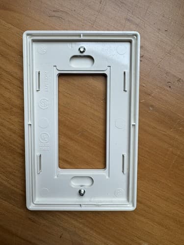 Lutron Claro Light Almond CW-1B-LA Gloss Finish Single Gang - Thumbnail 2