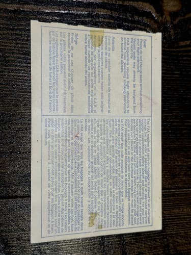 Vintage American Airlines Boarding Pass JFK HNL ORD First Class Airline Ticket - Thumbnail 3