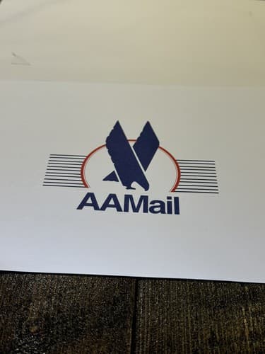 American Airlines Cargo AA Mail Stamp 2000 Ground Handling Team Record Postal - Thumbnail 9