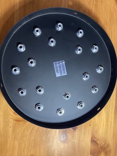 12” Black Color Cord Ceiling Pendant Light Canopy 18 Ports with Cord Grips - Thumbnail 3