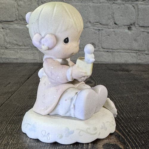 Precious Moments Growing in Grace Age 2 Birthday Gift Blonde Girl 136212 - Thumbnail 4