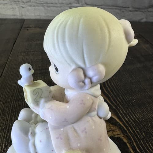 Precious Moments Growing in Grace Age 2 Birthday Gift Blonde Girl 136212 - Thumbnail 9