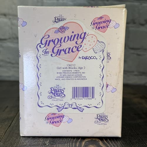 Precious Moments Growing in Grace Age 2 Birthday Gift Blonde Girl 136212 - Thumbnail 18