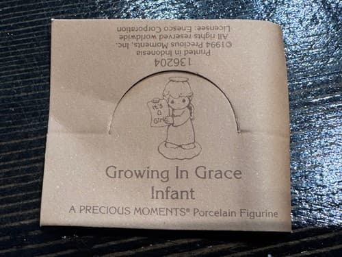 Precious Moments Growing in Grace Infant Birthday Gift Blonde Girl Angel 136204 - Thumbnail 21