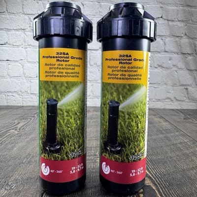 Rain Bird 32SA 4" Pop-up Sprinkler 40 to 360 Degree Pattern 32' Distance Qty 2