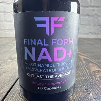 Final Form NAD+ Biotin - Anti Aging Energy - 60 Capsules - Thumbnail 2