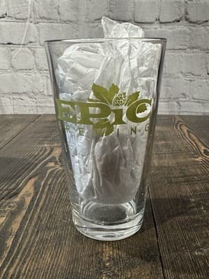 2 Pint Beer Glasses-Good Life Brewing Bend Or, Epic Brewing Salt Lake City Ut. - Thumbnail 5