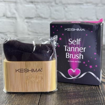 Keshima Self Tanner Brush Tanning Brush for Face and Body Kabuki Tan - Thumbnail 2