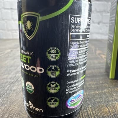 Zenmen Organic Sweet Wormwood - Immune & Liver Support - 2.32 OZ - Thumbnail 3